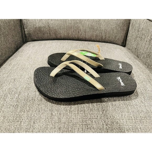 NWT Sanuk Yoga Spree 4 Flip Flop Sandal - Size 6 - Picture 8 of 9